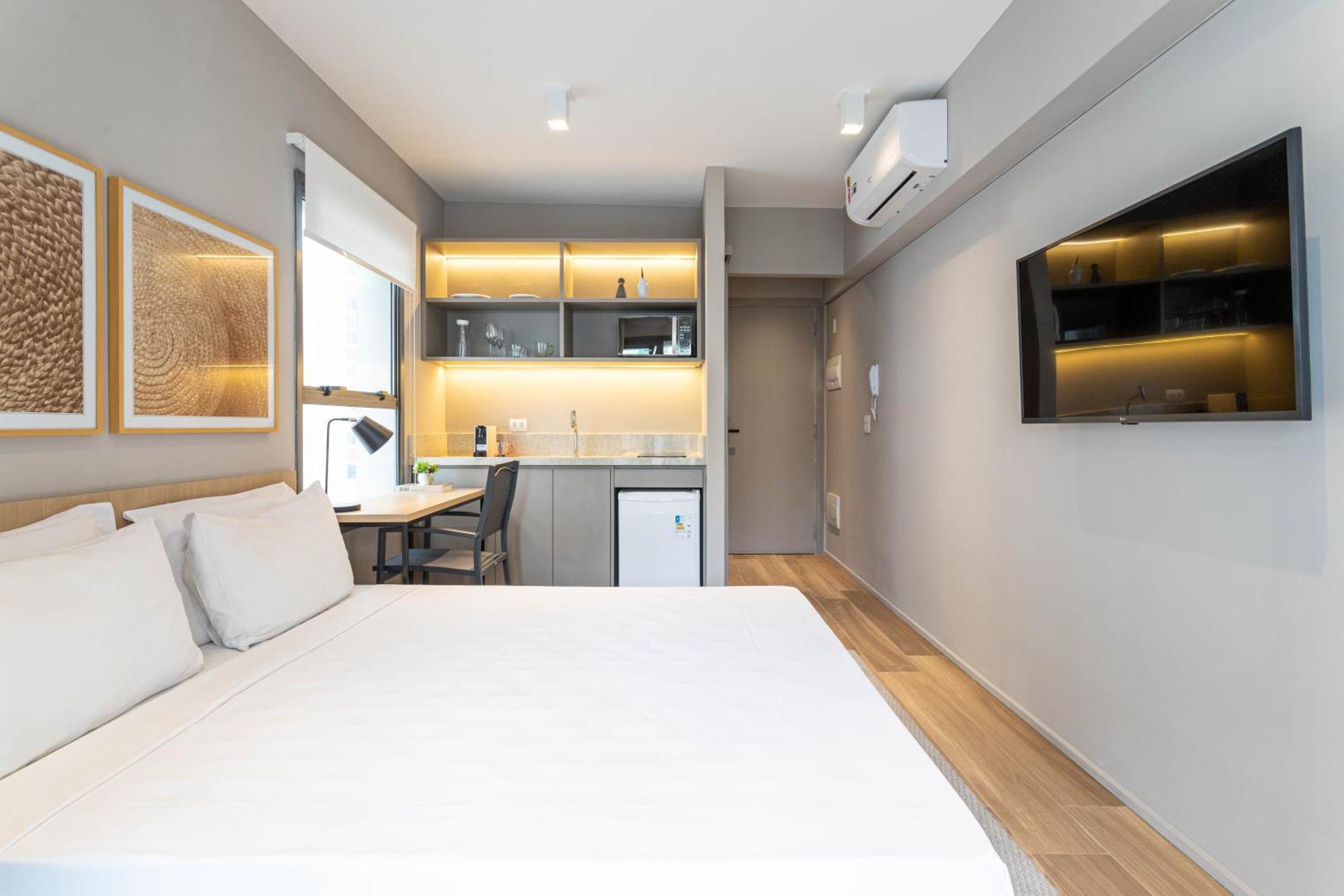 Apartamentos Novos Proximos Ao Masp E A Metros Da Estacao Consolacao E Avenida Paulista - Next Haddock 상파울루 외부 사진