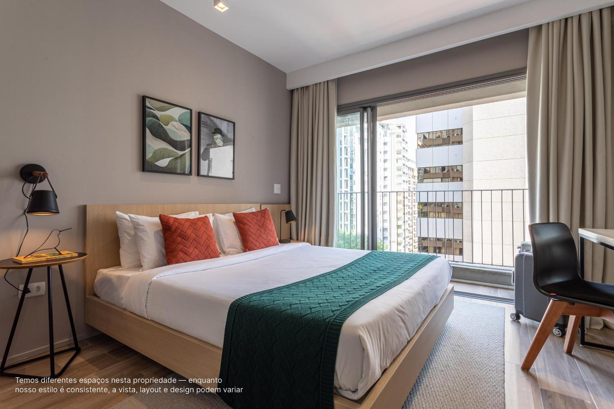 Apartamentos Novos Proximos Ao Masp E A Metros Da Estacao Consolacao E Avenida Paulista - Next Haddock 상파울루 객실 사진