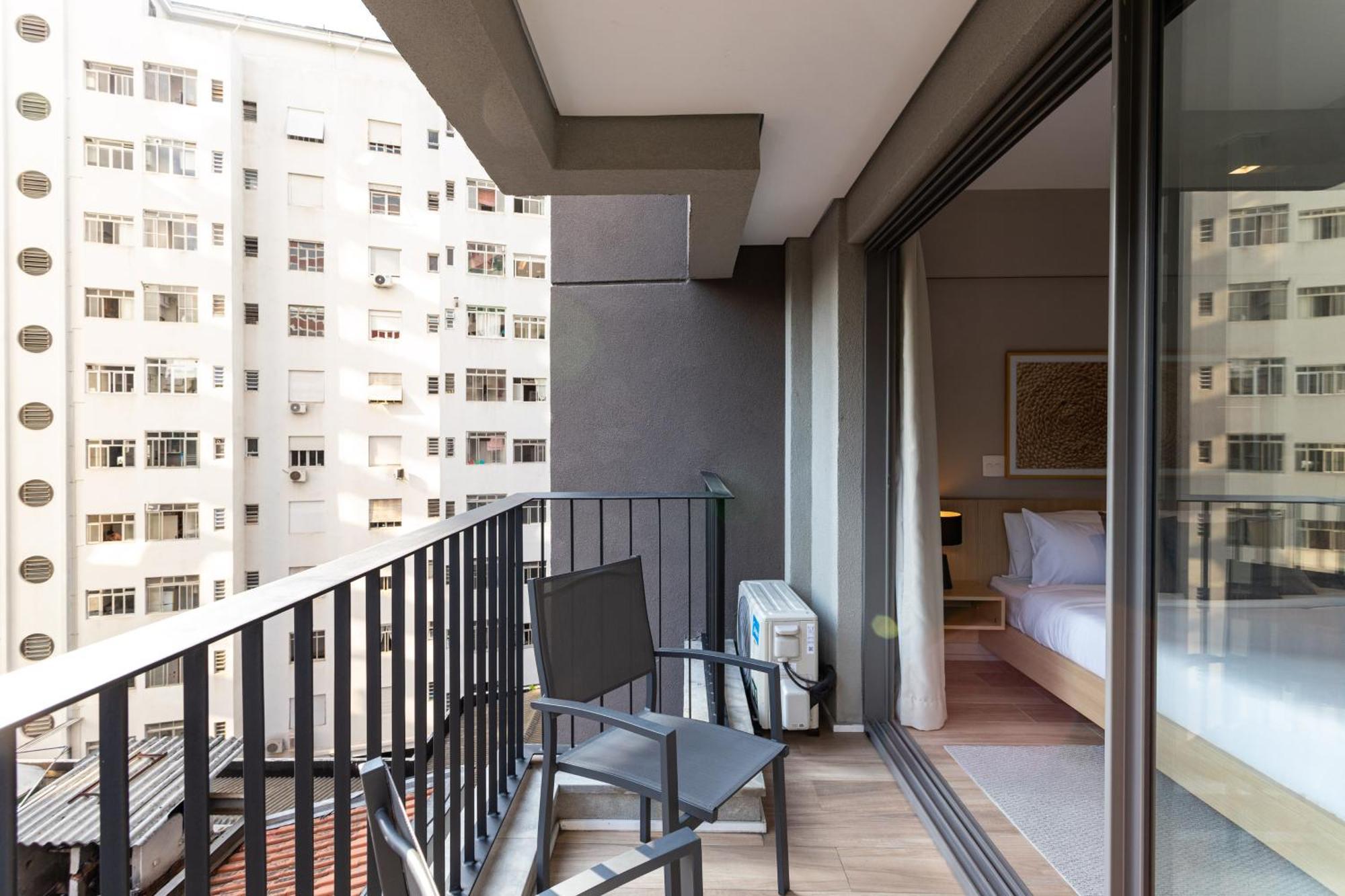 Apartamentos Novos Proximos Ao Masp E A Metros Da Estacao Consolacao E Avenida Paulista - Next Haddock 상파울루 객실 사진